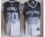 nba san antonio spurs #20 ginobili black-grey[limited]