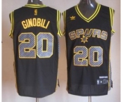 nba san antonio spurs #20 ginobili black[2013 new]