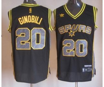 nba san antonio spurs #20 ginobili black[2013 new]