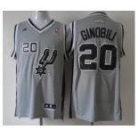 nba san antonio spurs #20 ginobili grey[revolution 30 swingman]