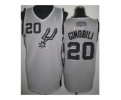 nba san antonio spurs #20 ginobili grey[revolution 30]