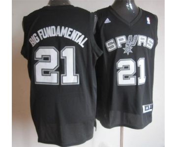 nba san antonio spurs #21 bigfundamental black[revolution 30 swingman]