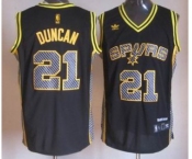 nba san antonio spurs #21 duncan black[2013 new]