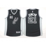 nba san antonio spurs #21 tim duncan black[2016 new]