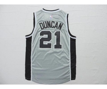 nba san antonio spurs #21 tim duncan grey[2015 new]