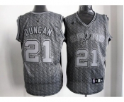 nba san antonio spurs #21 tim duncan grey[static fashion swingman]