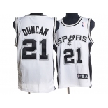 nba san antonio spurs #21 tim duncan white