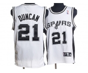 nba san antonio spurs #21 tim duncan white