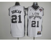 nba san antonio spurs #21 tim duncan white[latin night]