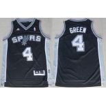 nba san antonio spurs #4 green black [revolution 30 swingman]