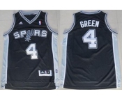 nba san antonio spurs #4 green black [revolution 30 swingman]