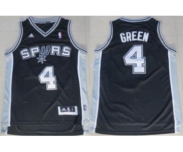 nba san antonio spurs #4 green black [revolution 30 swingman]