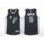 nba san antonio spurs #9 parker black[2016 new]