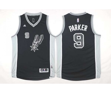 nba san antonio spurs #9 parker black[2016 new]