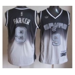 nba san antonio spurs #9 tony parker black-grey[limited]