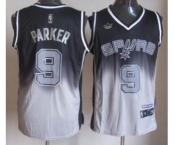 nba san antonio spurs #9 tony parker black-grey[limited]