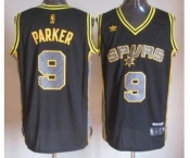 nba san antonio spurs #9 tony parker black[2013 new]