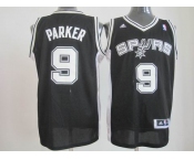 nba san antonio spurs #9 tony parker black[revolution 30 swingman]