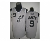 nba san antonio spurs #9 tony parker grey[revolution 30]