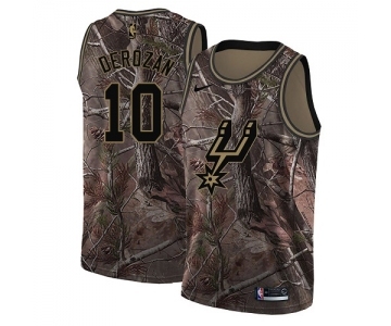 Women's Nike San Antonio Spurs #10 DeMar DeRozan Swingman Camo Realtree Collection NBA Jersey