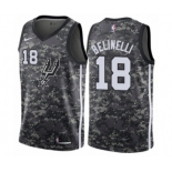 Women's Nike San Antonio Spurs #18 Marco Belinelli Swingman Camo NBA Jersey - City Edition