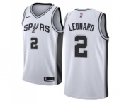 Women's Nike San Antonio Spurs #2 Kawhi Leonard Swingman White Home NBA Jersey - Association Edition