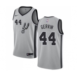 Women's Nike San Antonio Spurs #44 George Gervin Swingman Silver Alternate NBA Jersey Statement Edition