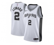 Youth Nike San Antonio Spurs #2 Kawhi Leonard White NBA Swingman Jersey