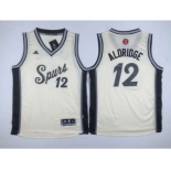 youth nba san antonio spurs #12 aldridge white[2015 Christmas edition]