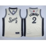 youth nba san antonio spurs #2 leonard white[2015 Christmas edition]