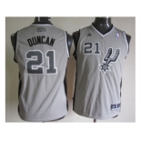 youth nba san antonio spurs #21 duncan grey[revolution 30 swingman]