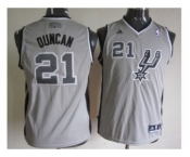 youth nba san antonio spurs #21 duncan grey[revolution 30 swingman]