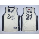 youth nba san antonio spurs #21 tim duncan white[2015 Christmas edition]