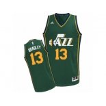 Men Adidas Utah Jazz #13 Tony Bradley Swingman Green Alternate NBA Jersey