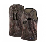 Men's Nike Utah Jazz #11 Dante Exum Swingman Camo Realtree Collection NBA Jersey