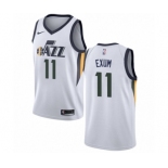 Men's Nike Utah Jazz #11 Dante Exum Swingman NBA Jersey - Association Edition