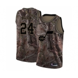 Men's Nike Utah Jazz #24 Grayson Allen Swingman Camo Realtree Collection NBA Jersey