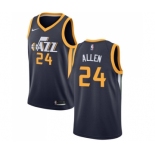 Men's Nike Utah Jazz #24 Grayson Allen Swingman Navy Blue NBA Jersey - Icon Edition