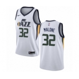 Men's Nike Utah Jazz #32 Karl Malone Swingman NBA Jersey - Association Edition