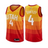 Men's Nike Utah Jazz #4 Adrian Dantley Swingman Orange NBA Jersey - City Edition