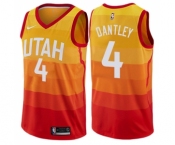 Men's Nike Utah Jazz #4 Adrian Dantley Swingman Orange NBA Jersey - City Edition