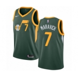 Men's Nike Utah Jazz #7 Pete Maravich Green Swingman Jersey - Earned Edition