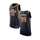 Men's Nike Utah Jazz #99 Jae Crowder Authentic Navy Blue Road NBA Jersey - Icon Edition