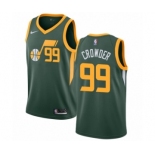 Men's Nike Utah Jazz #99 Jae Crowder Green Swingman Jersey - Earned Edition