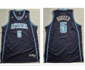 Men's UTAH JAZZ #5 Carlos Boozer Dark Blue ADIDAS SWINGMAN JERSEY