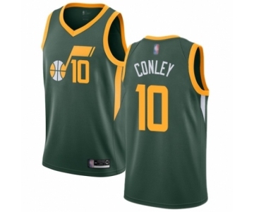 Men's Utah Jazz #10 Mike Conley Green Swingman Jersey - Earned Edition