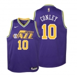 Men's Utah Jazz #10 Mike Conley Purple Swingman Jersey - Earned Edition