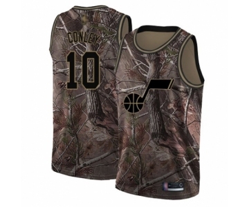 Men's Utah Jazz #10 Mike Conley Swingman Camo Realtree Collection Basketball Jersey