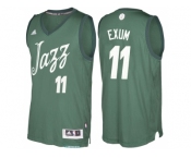 Men's Utah Jazz #11 Dante Exum Green 2016 Christmas Day NBA Swingman Jersey