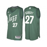 Men's Utah Jazz #27 Rudy Gobert Green 2016 Christmas Day NBA Swingman Jersey